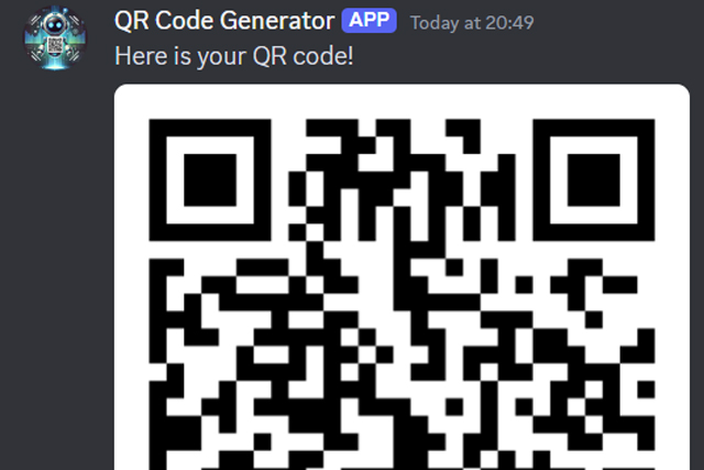 QR Code Discord Bot